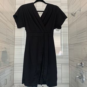 Black partywear dress